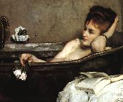 Alfred Stevens The Bath (san06) oil painting on canvas